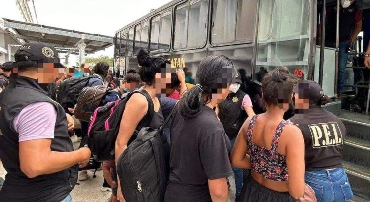42 migrantes de origen brasileño fueron asegurados en Yucatán