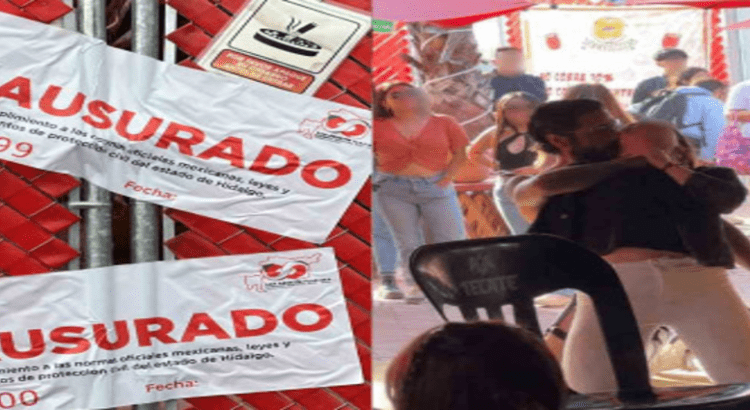 Clausuran bar con strippers y universitarios en Hidalgo