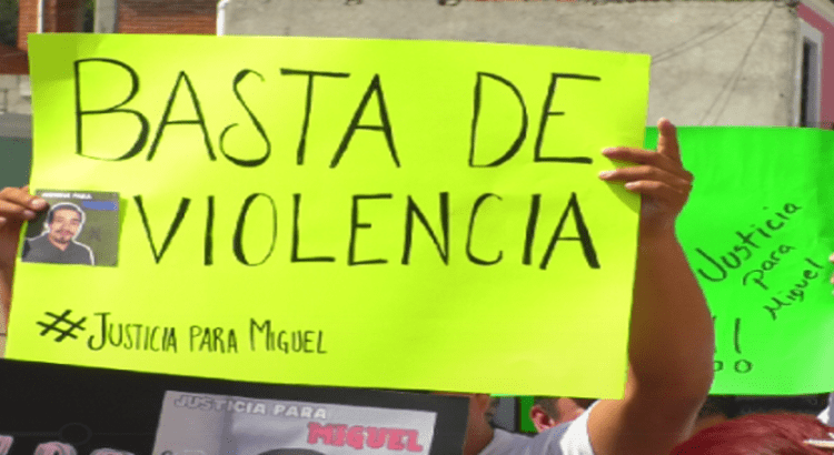Exigen justicia para Miguel, joven asesinado en Tlaxcala capital