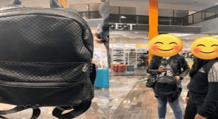 Joven recupera mochila tras olvidarla en el baño del Aeropuerto de Monterrey