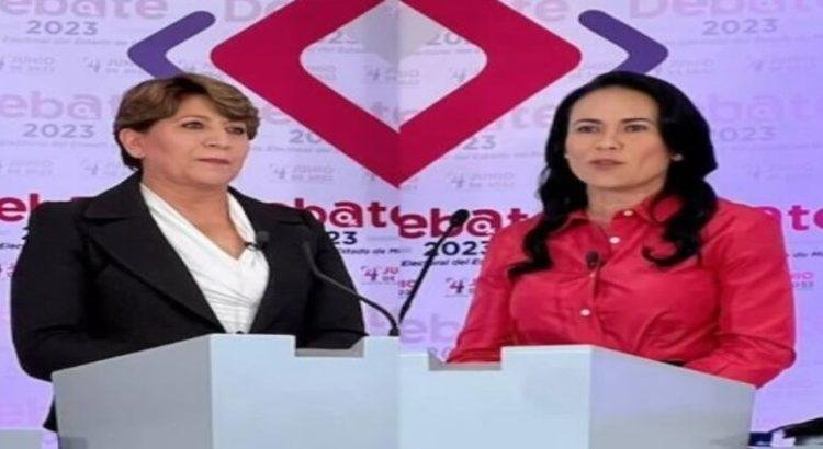 Las frases que marcaron el segundo debate entre Delfina Gómez y Alejandra del Moral