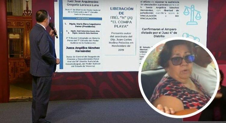 Señalan durante la “Mañanera” a la jueza de Veracruz, Angélica Sánchez