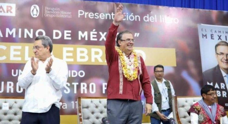 Soy el sucesor de Andrés, los demás son un enigma Ebrard en Tuxtla Gutiérrez