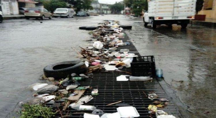 Basura en las calles, principal causa de inundaciones