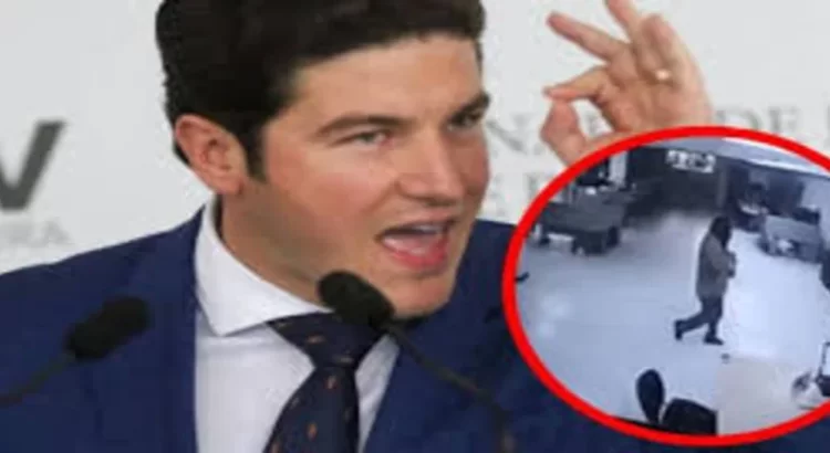 Samuel García exhibe “ataque” en las oficinas de Agua y Drenaje de NL