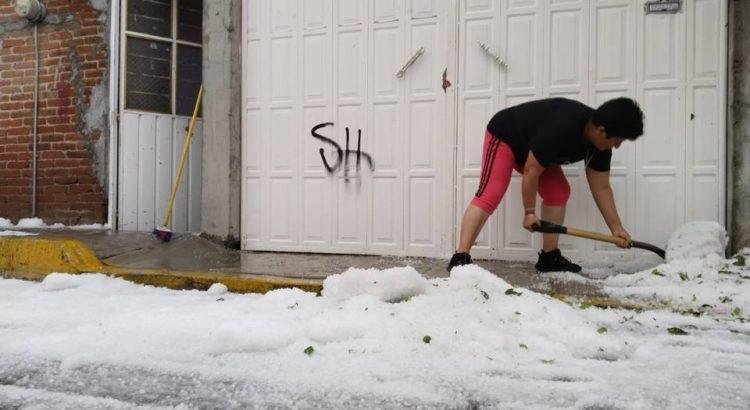 Intensas lluvias y caída de granizo en Puebla dejaron estragos