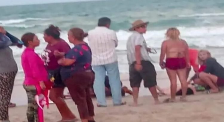 Tragedia en playa de Tamaulipas, tres personas pierden la vida