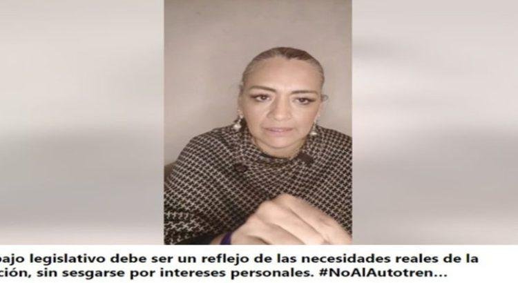Activista arremete contra trabajo legislativo en favor del Autotrén Tlaxcala