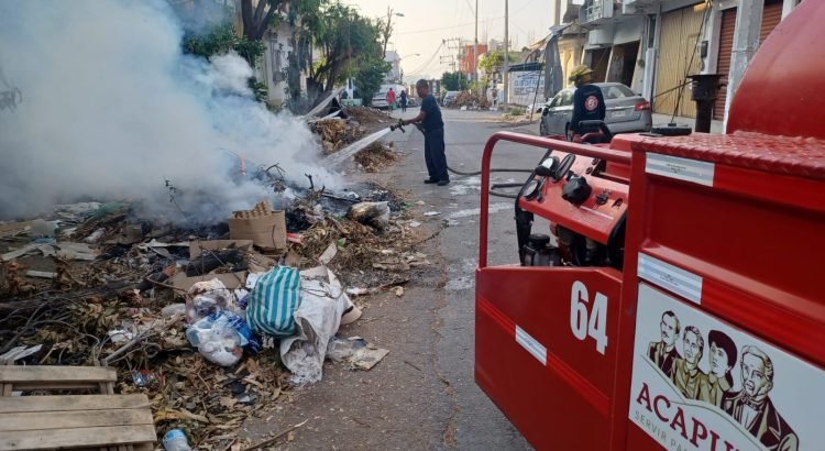 Aplican multas por quemar tirar y quemar basura en la vía pública