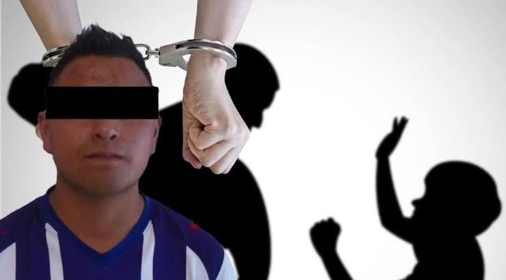 Detienen a acusado de agredir a su hijo afuera de escuela en Pachuca