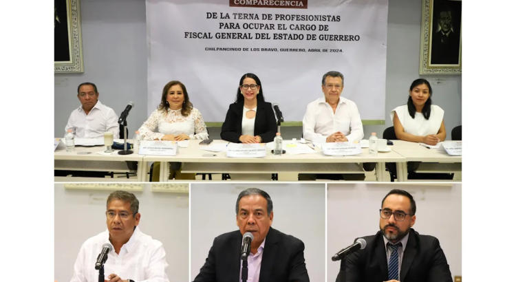 Comparecen aspirantes a Fiscal de Guerrero ante los diputados