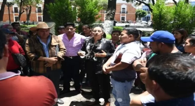 Comerciantes de Tlaxcala protestan por cierre de vialidades