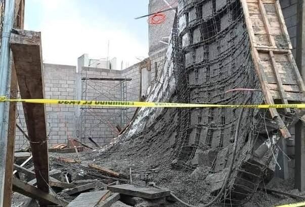 Heridos 5 albañiles por colapso de estructura en Morelia