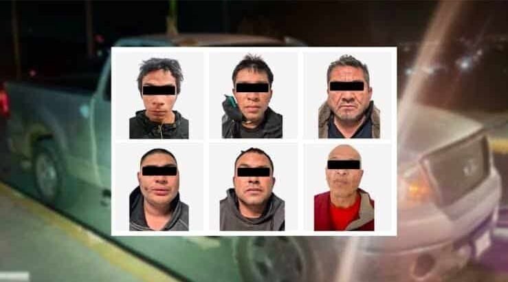 Caen 6 presuntos integrantes de banda dedicada al robo en Pachuca