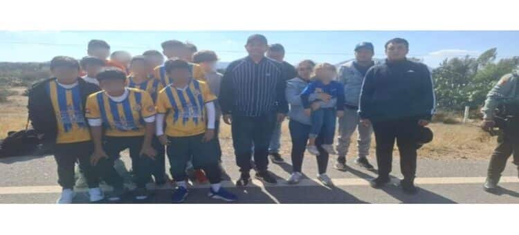 Equipo de fútbol infantil es secuestrado en San Luis Potosí y rescatado sano y salvo en Aguascalientes