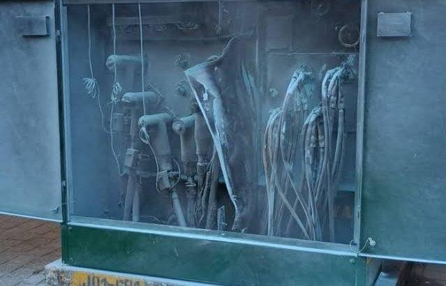 Incendio en transformador deja sin luz el Centro Histórico de Tepic