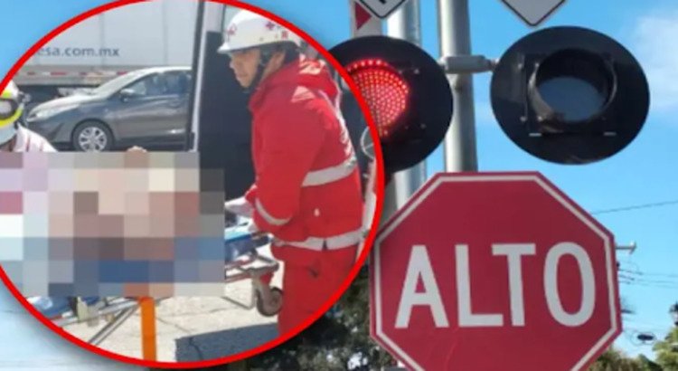 Mujer sufre amputación de una pierna tras ser arrollada por tren en Monterrey, Nuevo León