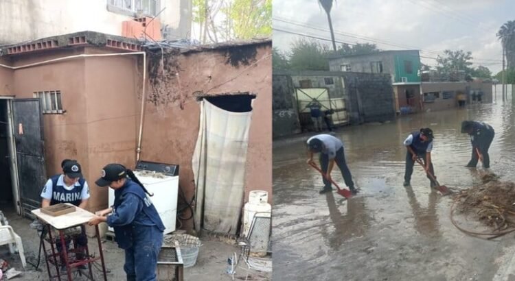 Fueron rescatados alrededor de casi 2 mil damnificados afectados por las fuertes lluvias en Tamaulipas