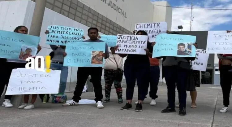 En el estado de Querétaro, los familiares de menor asesinado exigen justicia