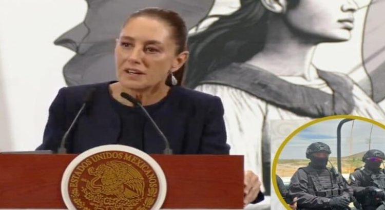 Niega Sheinbaum dispositivo de EU contra el narco en Sinaloa