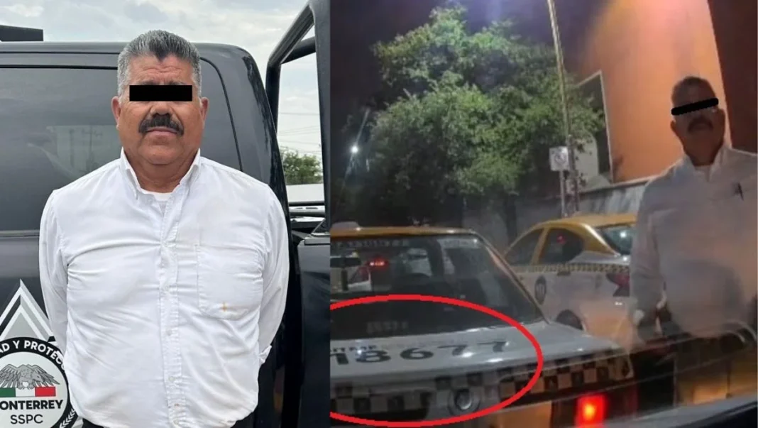 Detienen a taxista involucrado en agresión contra conductor de Uber en Monterrey