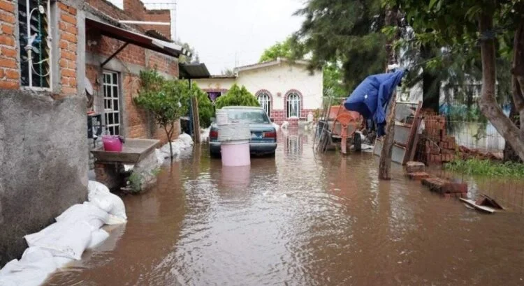 Inundaciones dejan más de 200 casas afectadas en Guanajuato