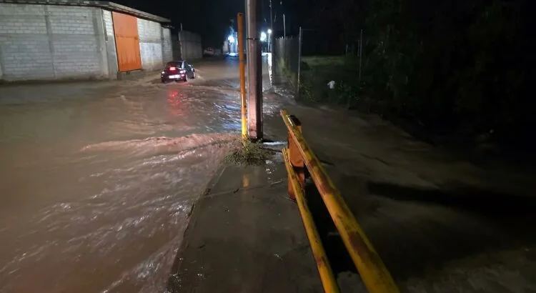 Lluvias causan afectaciones en Jerez