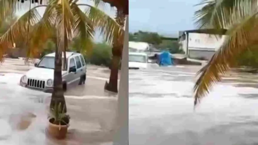 Causa estragos la lluvia en Mulegé