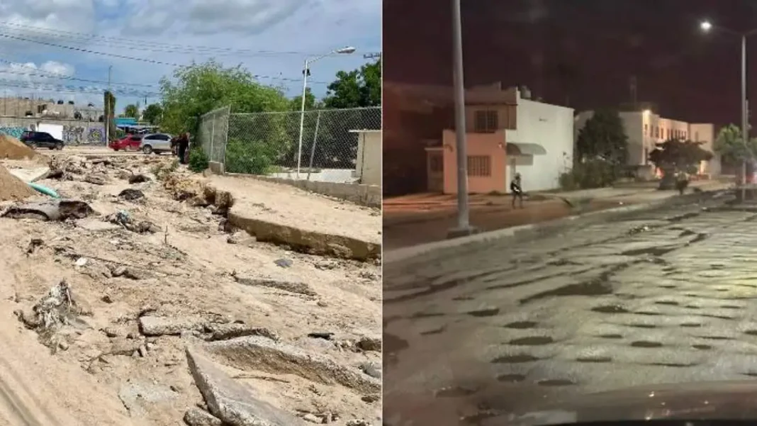 Mientras Sheinbaum visitará La Paz, Los Cabos lidia con mil baches