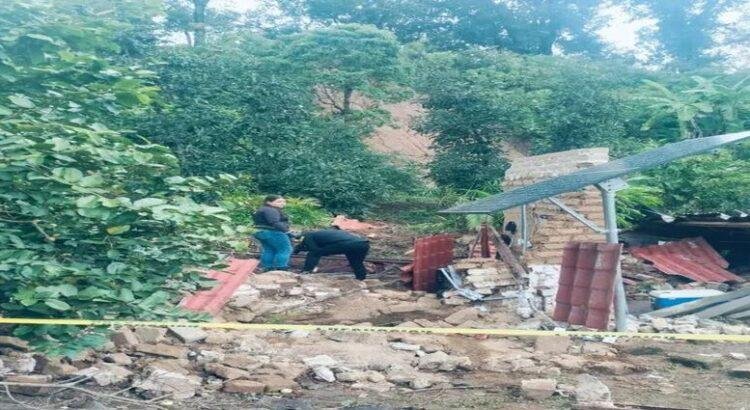 Se derrumba un cerro en Tepic y sepulta a una pareja en la comunidad de Otatiste
