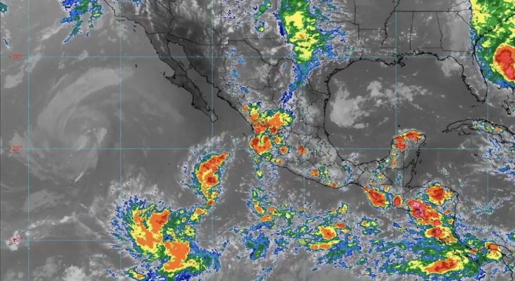Se forma zona de baja presión frente a Guerrero