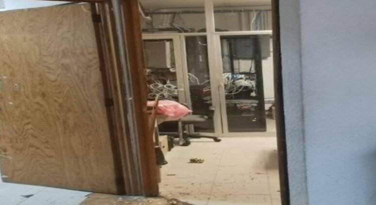 Unos maleantes destrozaron las oficinas del Bienestar en San Luis Potosí