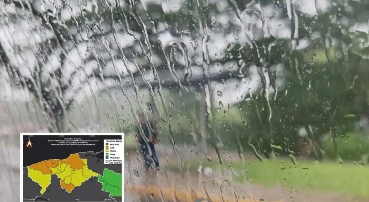 Emite IPCET alerta amarilla por frente frío 13 con lluvias intensas