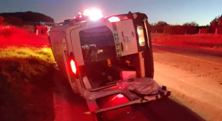 Investigan choque de la ambulancia donde falleció una persona IMSS Durango