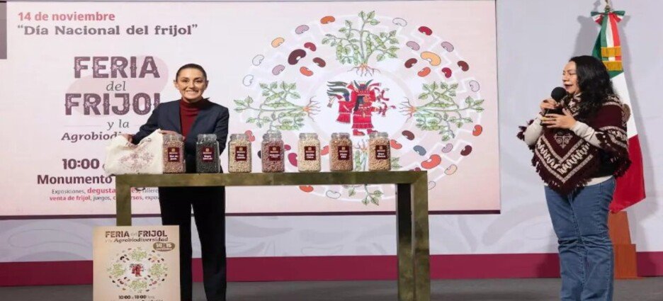 Sheinbaum presenta ‘Frijol del Bienestar’