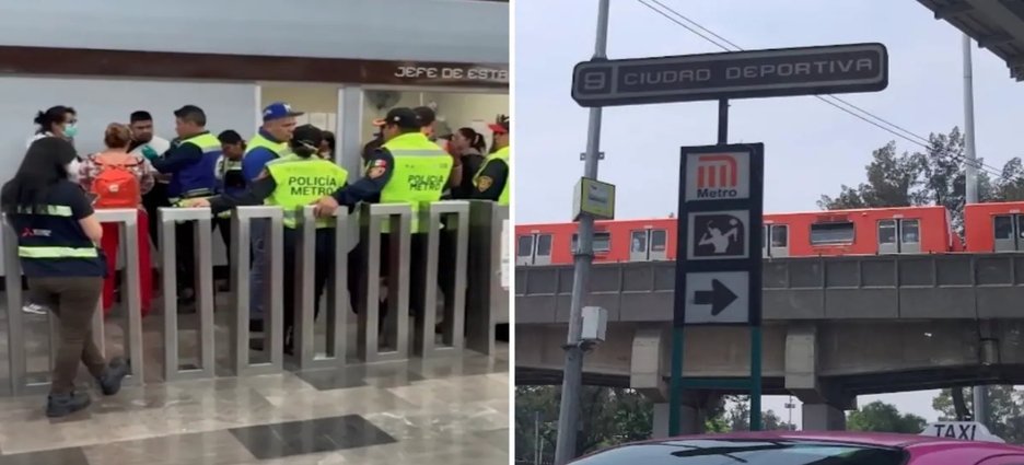 Accidente en escaleras eléctricas de la Línea 9 del Metro deja 12 personas lesionadas