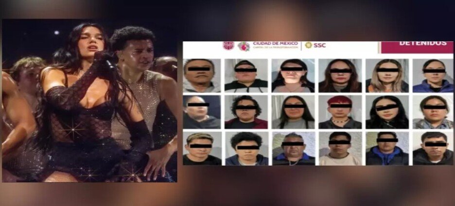 Detienen a 19 durante concierto de Dua Lipa en CDMX por presunta reventa de boletos y otros ilícitos