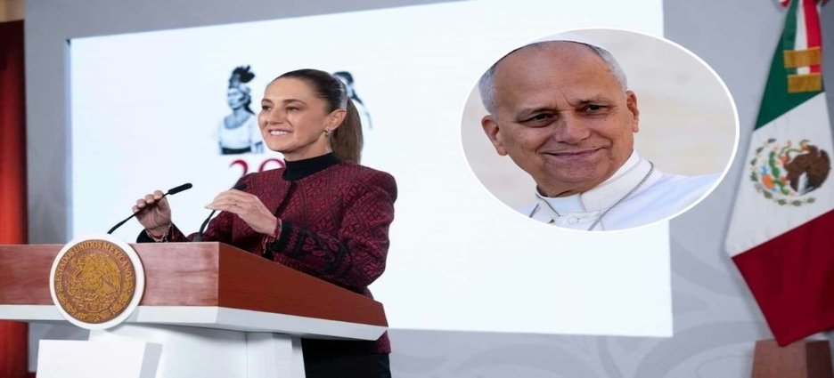 Sheinbaum revela que busca llamada con el Papa León XIV
