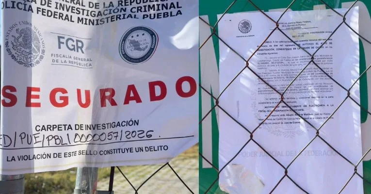FGR clausura gasera en Cuautlancingo, Puebla durante operativo contra hidrocarburos ilegales