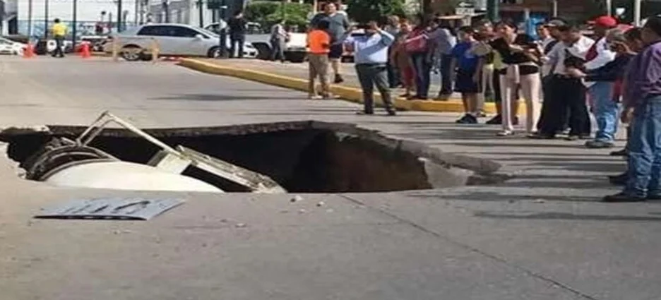 Durante 2025 se registraron más de 120 socavones en Tamaulipas y en este año ya van 2