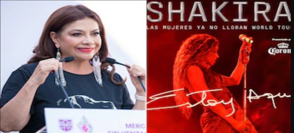 Clara Brugada afirma que concierto de Shakira en el Zócalo no generó gasto a la CDMX