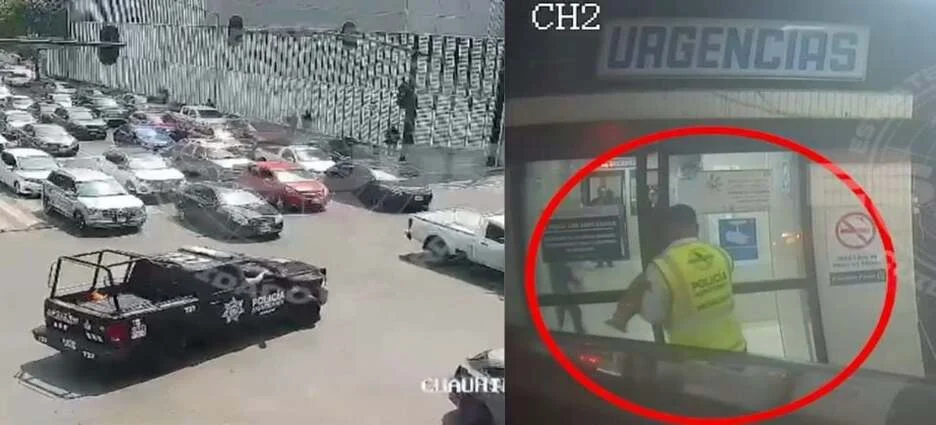 Agentes de Tránsito auxilian y logran salvar a niña que sufría convulsiones en el centro de Monterrey