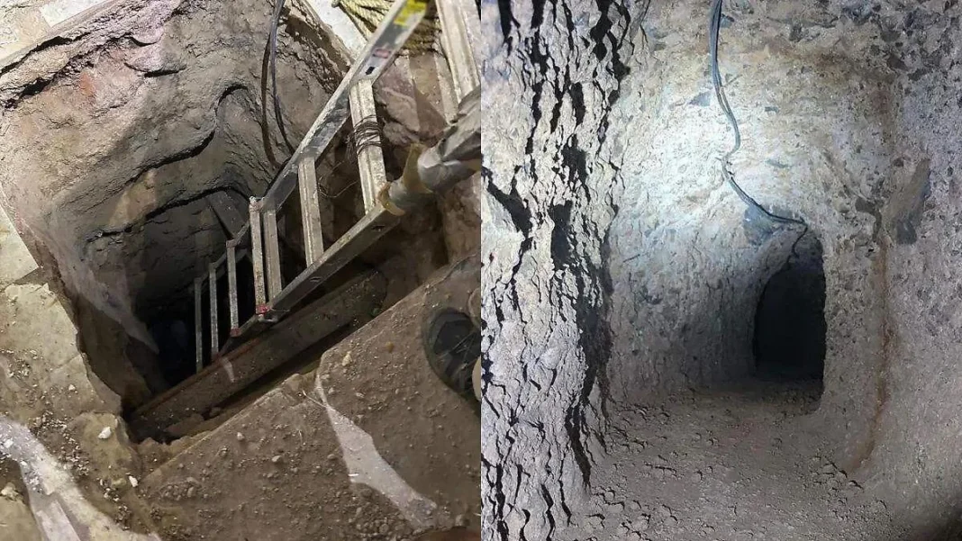 Inhabilitan túnel usado para contrabando