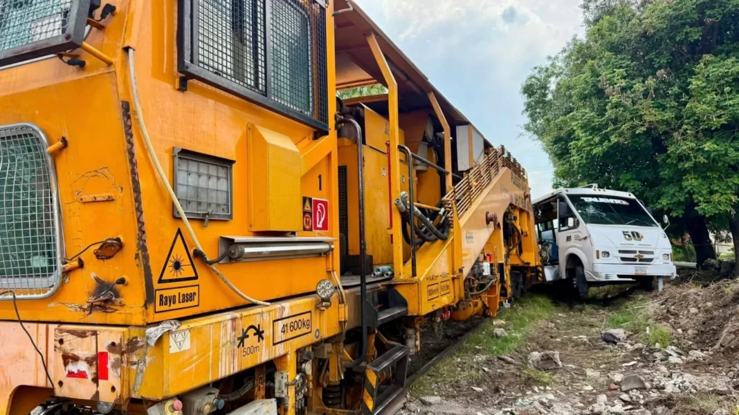 Accidente ferroviario en Puebla