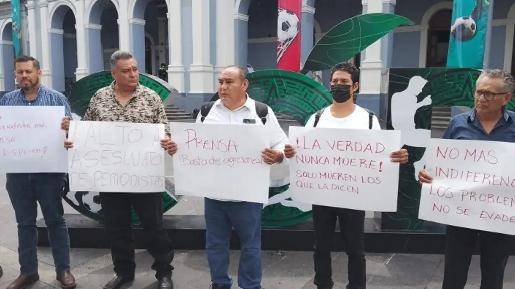 Periodistas exigen justicia tras asesinato del comunicador Luis Ángel López al norte de Veracruz