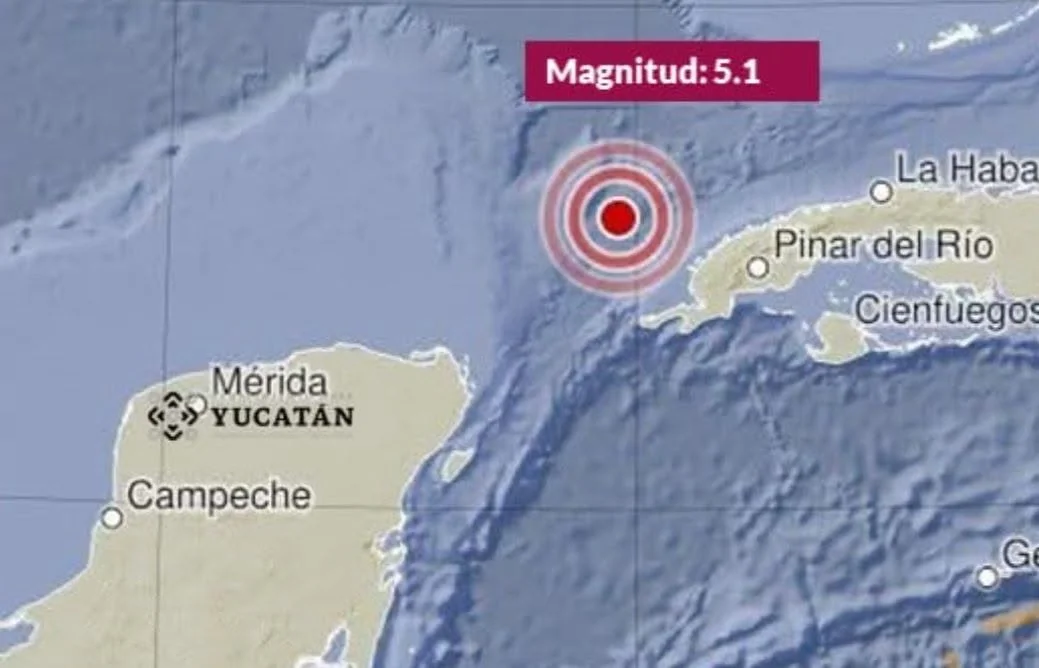 Sismo en Cuba vuelve a sentirse en Yucatán y Quintana Roo