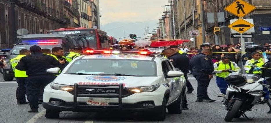 Ataque armado en el Centro Histórico de la CDMX deja un muerto y dos heridos