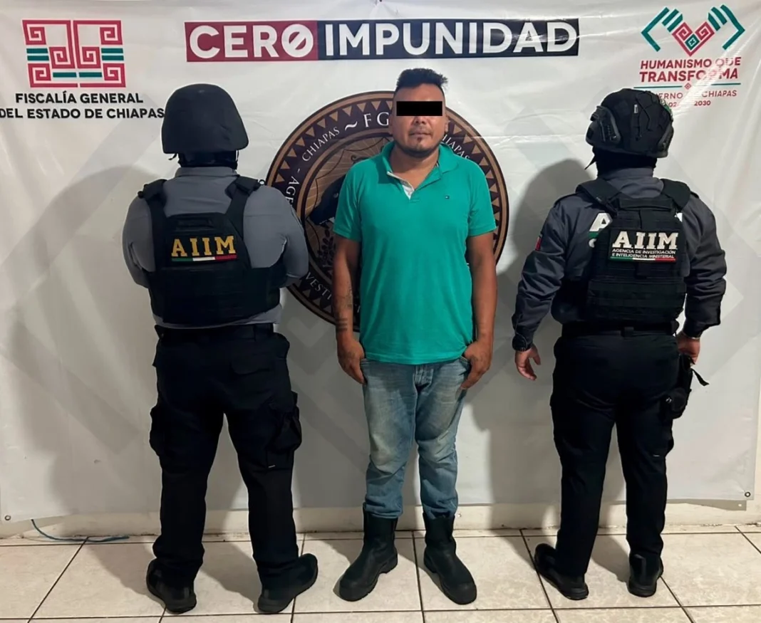 Capturan a dos por asesinato de elemento de la Guardia Nacional en Chiapas