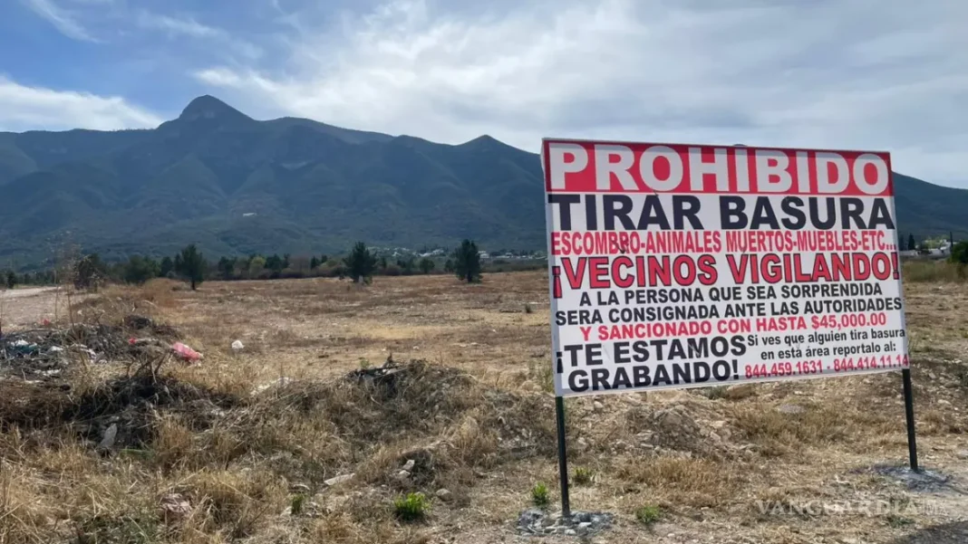 Existen al menos 95 tiraderos ilegales de basura en Saltillo