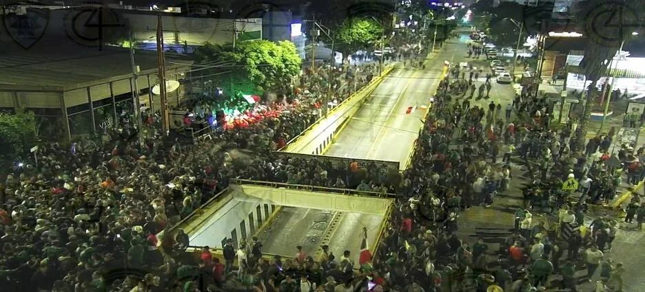 Mantienen operativo de vigilancia por festejos del Mundial en Hidalgo